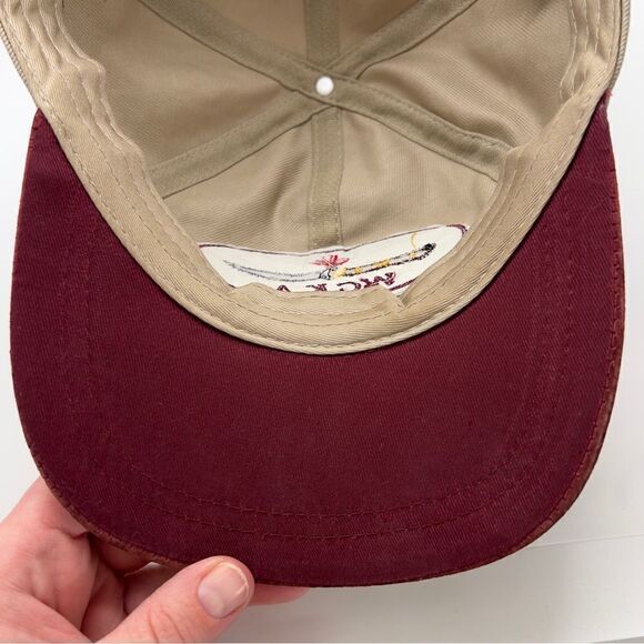 NWOT vintage western Canada knife association 100% COTTON/100% LEATHER bill. - Picture 7 of 11